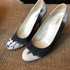 Miu Miu Multi Blue Tie Dye Effect Pumps